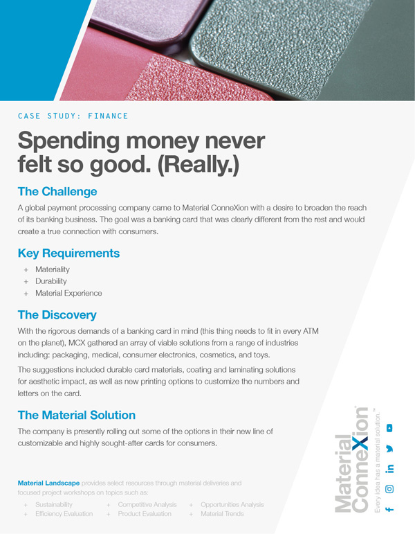 Case Study: Spending money never felt so good. (Really.) - Material ...