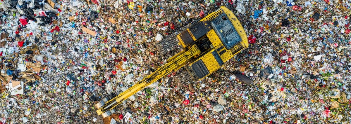 Landfill from overhead.